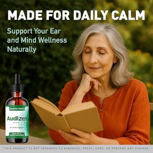 Audizen Pro Gotas para los Oídos - Suplemento Natural Avanzado para la Salud Auditiva, 1 Botella para 1 Mes, Apoyo para Zumbido y Equilibrio Auditivo - imagen 4