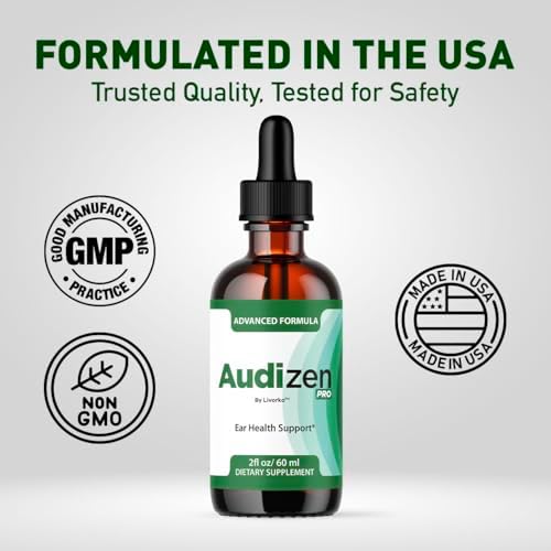 Audizen Pro Gotas para los Oídos - Suplemento Natural Avanzado para la Salud Auditiva, 1 Botella para 1 Mes, Apoyo para Zumbido y Equilibrio Auditivo - imagen 5