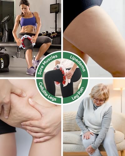 Removedor de Celulitis ONUEMP para Piernas, Rodillo Masajeador Muscular, Herramienta de Masaje para Muslos y Pantorrillas - Anticelulitis, Drenaje - imagen 7