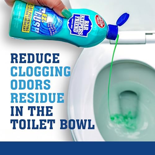 Bar Keepers Friend EZ-Flush Líquido para Inodoro (2 x 12 Oz) Previene Atascos, Olores y Residuos en Inodoros Regulares, de Bajo Flujo, de Barco y RV - imagen 2