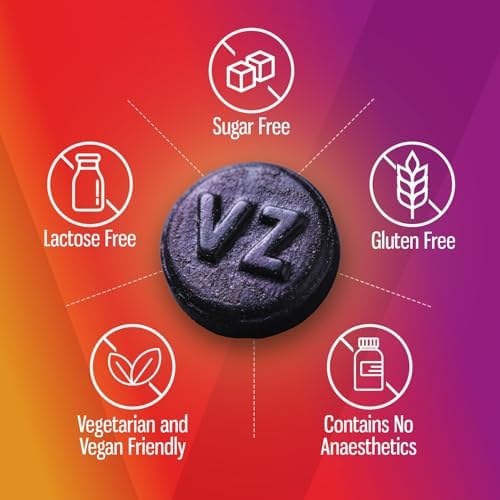 Pastillas para la garganta Vocalzone de grosella negra sin azúcar - 3 paquetes de 24 para aliviar la garganta y la ronquera por el uso excesivo de la - imagen 5