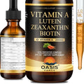 Gotas Líquidas OASIS FORCE 6 en 1 con Vitamina A, Luteína y Zeaxantina, Apoyo para Piel, Visión e Inmunidad, Vegano, 2 Fl Oz - imagen 1