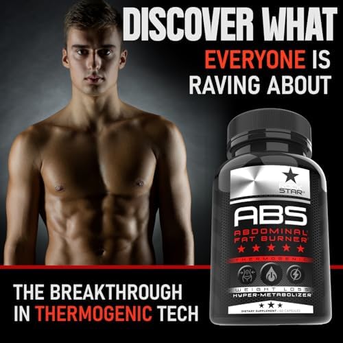 Suplemento Dietético Rockstar Abs - Quemador de Grasa Abdominal Termogénico, Acelerador Metabólico - Apoyo para Pérdida de Peso y 6 Paquetes, - imagen 2