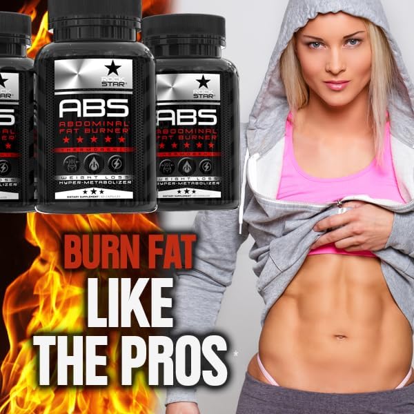 Suplemento Dietético Rockstar Abs - Quemador de Grasa Abdominal Termogénico, Acelerador Metabólico - Apoyo para Pérdida de Peso y 6 Paquetes, - imagen 4