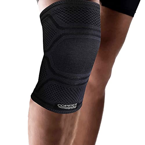 Manga de Compresión para Rodilla Copper Fit Elite 2 Piezas, Color Negro (Pequeño/Mediano 12-16) - imagen 2