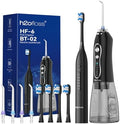 Combo de H2ofloss: Irrigador Dental y Cepillo de Dientes Eléctrico 2 en 1 – Cuidado Oral Completo | Tanque de 300ML, 20–110 PSI, 5 Modos, Libre de - imagen 1