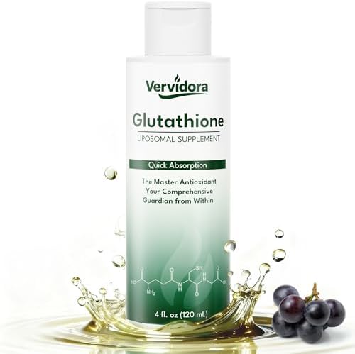 Vervidora Glutatión Liposomal, Suplemento Líquido de Alta Absorción, Apoya la Desintoxicación Natural, Antioxidante, Mejora la Salud de la Piel, 4 Fl - imagen 1