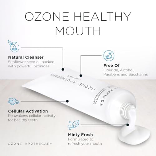Pasta de Dientes Ozone Apothecary con Aceite de Ozono, Sin Flúor, para Promover una Boca Saludable | Cuidado Oral Ozonizado - imagen 2