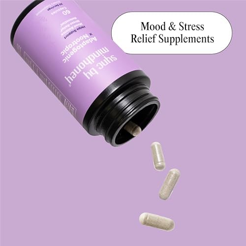 MINDHONEY | SYNC 60 Cápsulas, Suplemento Adaptogénico Premium Todo en Uno | Relajación, Equilibrio Emocional, Estrés | Magnesio, Ashwagandha, - imagen 4