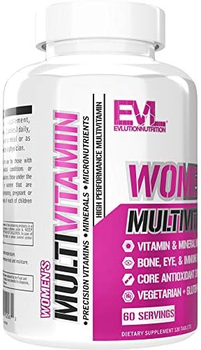 Multivitamínico Evlution Nutrition para Mujeres - Vitaminas y Minerales Esenciales, Salud Inmunológica, Vitamina C y D, Hierro, Zinc, Antioxidantes, - imagen 4
