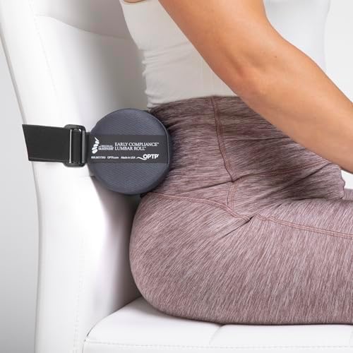 OPTP The Original McKenzie Rollo Lumbar de Cumplimiento Temprano – Soporte Lumbar Hecho en EE. UU. para Sillas de Oficina y Asientos de Auto - imagen 4