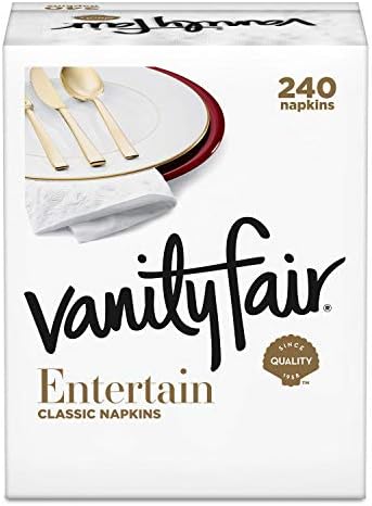 Servilletas de Cena Vanity Fair 3 Capas, Paquete de 240 Piezas (4 Paquetes de 60) - imagen 1