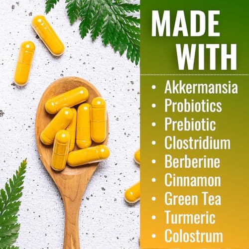 Suplemento Vitamatic GLP-1 para Hombres y Mujeres 60 Cápsulas - Con Akkermansia, Probióticos, Prebióticos, Berberina, Canela, Té Verde, Cúrcuma y - imagen 4
