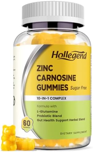 Suplemento de Zinc Carnosina Sin Azúcar, Zinc Carnosina Orgánico 75mg con L-glutamina, Probiótico y Mezcla Herbal, Apoyo Integral para la Salud - imagen 1