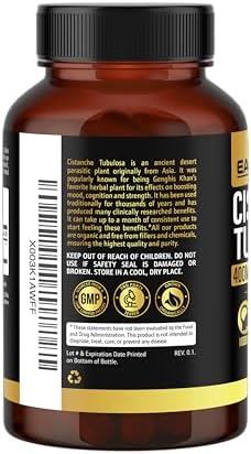 Suplemento Earth Elixir de Cistanche para Hombres y Mujeres – Cápsulas Potentes de Extracto de Cistanche Tubulosa para Vitalidad, Fuerza y - imagen 8