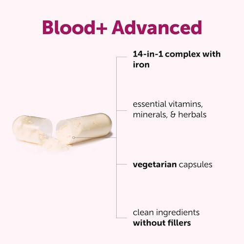 Suplemento de Hierro Avanzado Micro Ingredients Blood+, 240 Cápsulas Veganas | Hierro Bisglicinato 14 en 1 con Folato y Vitaminas B, C | Complejo de - imagen 2