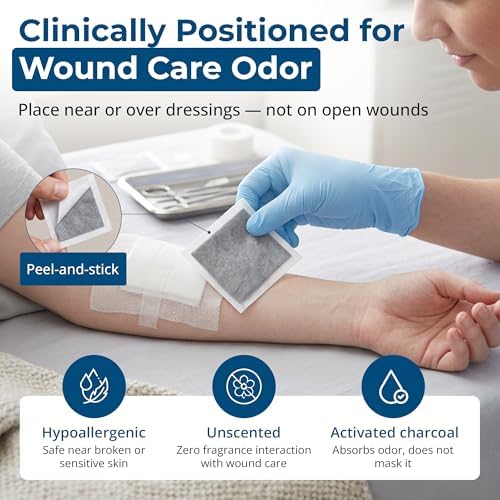 Pads Absorbentes de Olores SMELLRID de Carbón Activado – 12 Adhesivos Sin Fragancia (4x4) para Olores Corporales, Flatulencias y Cuidado Personal – - imagen 3