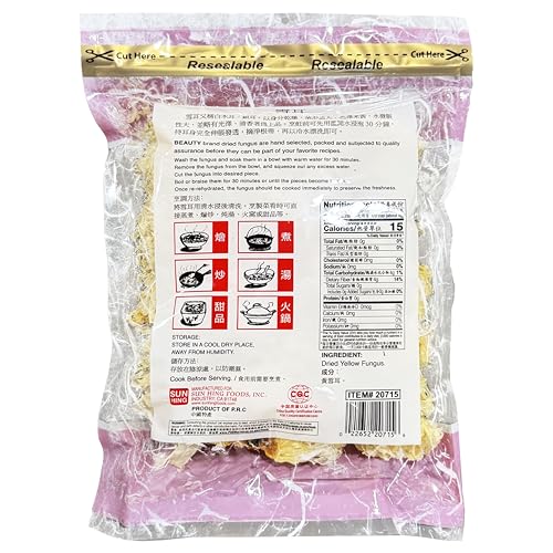 Hongo de Nieve Blanco Seco Tremella 130g (Paquete de 2) - Beauty - imagen 2