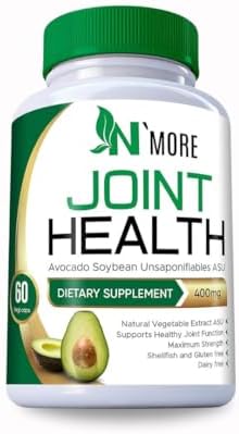 Suplementos de N'More con Insaponificables de Aguacate y Soja - Suplemento para la Salud Articular 400 mg, Apoya la Movilidad y Cartílago, Sin OGM, - imagen 1