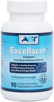 Suplemento Enzimático Excellacor-90 – Serrapeptasa Ácida Resistente y Enzimas Proteolíticas – Apoya Respuesta Inflamatoria Saludable, Función - imagen 1