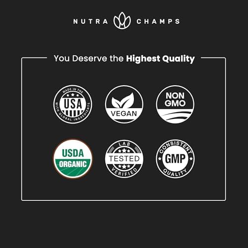 NutraChamps Polvo Orgánico de Melena de León - 2000mg Nootrópico Potente para Memoria, Enfoque y Soporte Inmunológico - Suplemento Vegano de Hongo - imagen 7