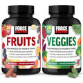 Force Factor Fruits & Veggies, Suplementos de Frutas y Verduras para Adultos con Antioxidantes Superfood, 20 Ingredientes Naturales, 2 Paquetes de 90 - imagen 1