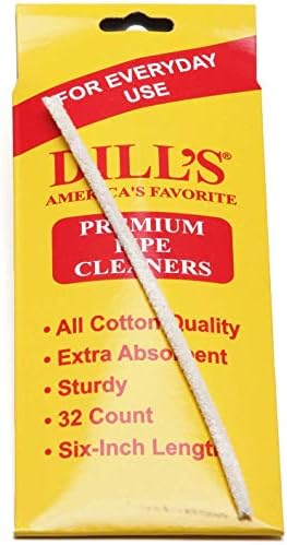 Limpiadores de Pipas de Tabaco Dill's (Paquete de 6) - Limpiadores de Algodón de 6 Pulgadas para Uso Diario - imagen 2
