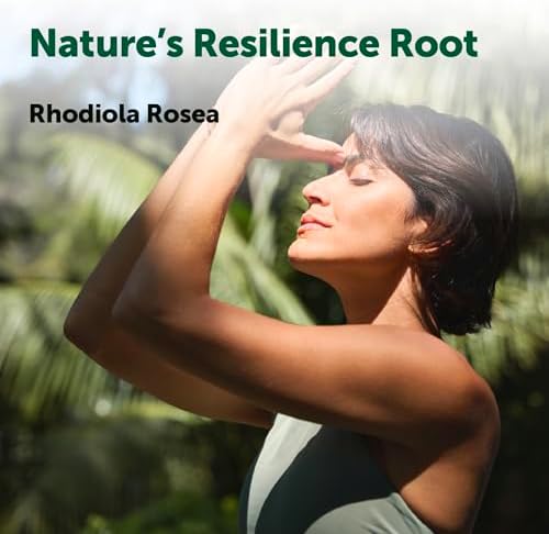 Suplemento de Rhodiola Rosea Micro Ingredients, 240 Cápsulas Vegetarianas | Extracto en Polvo con Ashwagandha, Azafrán, Flor de Pasión y Albahaca - imagen 4