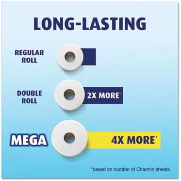 Papel Higiénico Charmin Essentials Soft, A Prueba de Sépticos, 2 Capas, Blanco, 352 Hojas/Rollo, Paquete de 12 - imagen 4