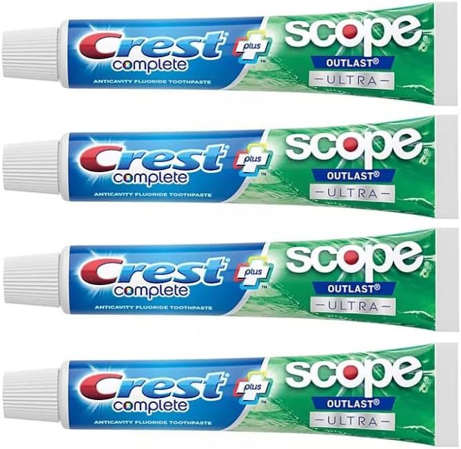 Pasta Dental Crest Complete Whitening Plus Scope Outlast 6.5 oz (184g) - Paquete de 4 - imagen 2