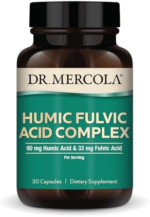 Complejo de Ácido Húmico y Fúlvico Dr. Mercola - Apoyo para la Salud Digestiva - Ayuda con la Distensión y la Indigestión - Soporta Inmunidad, - imagen 1