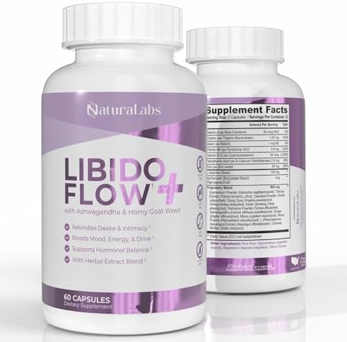 Aumento de Libido Femenino para Mujeres Mayores de 40 - Cápsulas de Raíz de Maca con Fenogreco, Ashwagandha, Zinc y L-Arginina - Mejora de Libido, - imagen 1