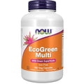 NOW Suplementos, EcoGreen Multivitamínico con Superalimentos Verdes, Sin Hierro, 180 Cápsulas Veganas - imagen 1