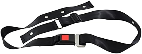 Cinturón de Seguridad para Silla de Ruedas para Adultos - Arnés con Hebilla Metálica de Liberación Rápida - Ajustable de 42 a 62 - Cinturón para - imagen 5