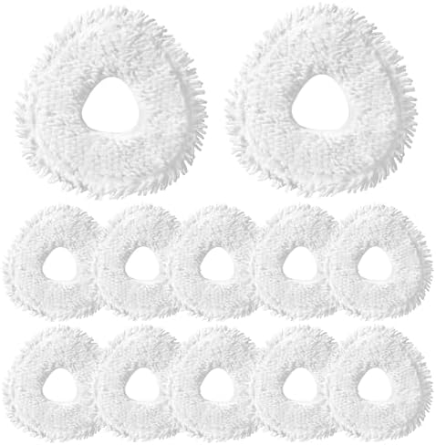Paquete de 12 Almohadillas de Repuesto para Mopas Narwal Freo, Freo Pro, Freo X Ultra, Z Ultra, Freo Z10 y X10 Pro, Lavables y Reutilizables de - imagen 1