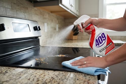 Limpiador Desengrasante Antibacterial GLOBAL PACKING SOLUTIONS 409 Multi-Superficies 32 oz - Elimina 99.9% de gérmenes, incluye paño de microfibra - imagen 3