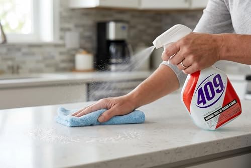 Limpiador Desengrasante Antibacterial GLOBAL PACKING SOLUTIONS 409 Multi-Superficies 32 oz - Elimina 99.9% de gérmenes, incluye paño de microfibra - imagen 5