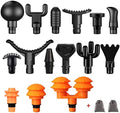 Accesorios AiRelax para Hypervolt Go, 15 Piezas de Cabezales de Masaje Mejorados para Masaje Muscular Profundo, Fáciles de Usar. - imagen 1