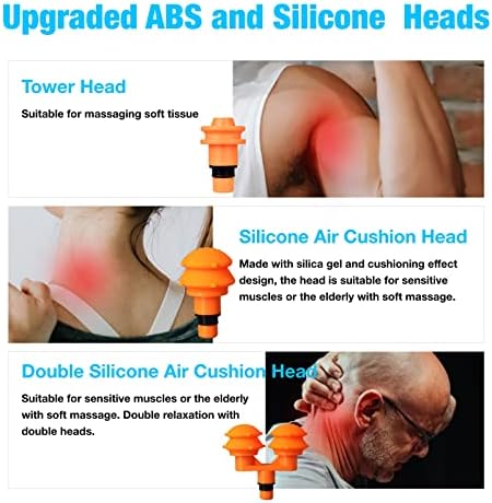 Accesorios AiRelax para Hypervolt Go, 15 Piezas de Cabezales de Masaje Mejorados para Masaje Muscular Profundo, Fáciles de Usar. - imagen 6