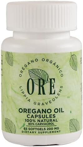 Softgels de Aceite de Orégano ORE 80% Carvacrol | Orégano Mexicano Silvestre | Soporte Inmunológico y Respiratorio | Suplemento Natural | 65 Cápsulas - imagen 1
