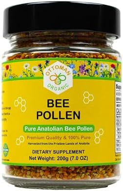 Polen de Abeja Orgánico Ottoman – Certificado Orgánico por USDA y UE, Halal, ISO 22000 y GMP | Superalimento 100% Puro, Rico en Vitaminas y Minerales - imagen 1