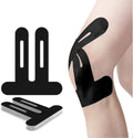 Cinta para Dormir, 60 Piezas de Cinta Precortada, Cinta Elástica para Terapia Física y Deportiva - Cinta para Sueño Sin Látex (Negra) - imagen 1