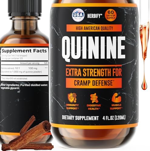 Tinción de Quina HERBIFY - Extracto Líquido de Quina para una Digestión Saludable - Suplemento de Cinchona para Mejor Absorción - Producto Hecho en - imagen 1