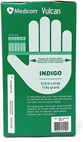 Guantes de Nitrilo MEDICOM VULCAN, 150 Piezas, Talla X-Large - imagen 2