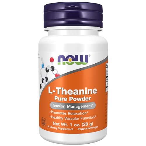 NOW Foods Suplementos, L-Theanine Polvo Puro, Manejo de Tensión*, Aminoácido, 1 Onza - imagen 3