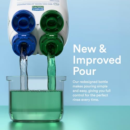 Enjuague Bucal SmartMouth Clinical con Zinc - Anti-Placa y Anti-Gingivitis para Encías Saludables - Frescura Todo el Día - Sin Alcohol, Sin Azúcar, - imagen 3