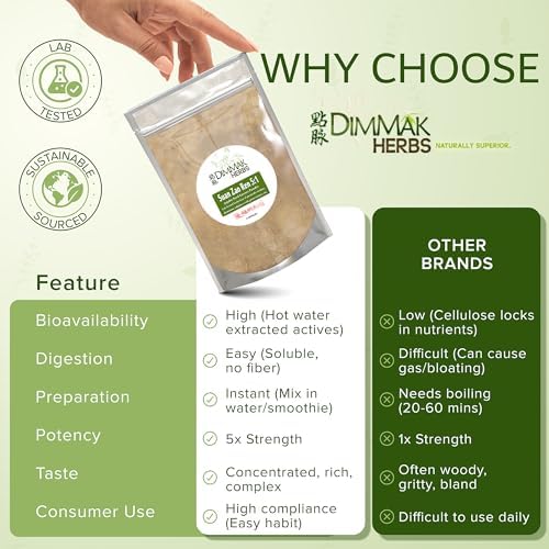 Extracto Orgánico de Suan Zao Ren 5:1 Dimmak Herbs (Semilla de Jujube Ácida) - Ayuda Natural para el Sueño, Alivio del Estrés y Sudores Nocturnos - - imagen 6