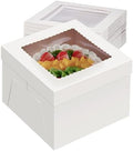 Packpal 20 Piezas Cajas para Pasteles 12x12x6 con Ventana, Resistentes y Fáciles de Armar, Ideales para Transportar y Regalar Postres, Día del Padre - imagen 1