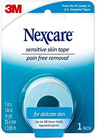 Cinta para Piel Sensible 3M Nexcare 1 x 4yds (Paquete de 4) - imagen 2
