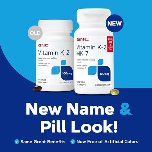 GNC Vitamina K-2 100mcg, Apoya el Proceso de Formación Ósea, 60 Cápsulas Blandas - imagen 3
